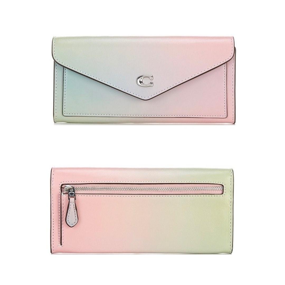 Coach leather 2024 wallets on sale