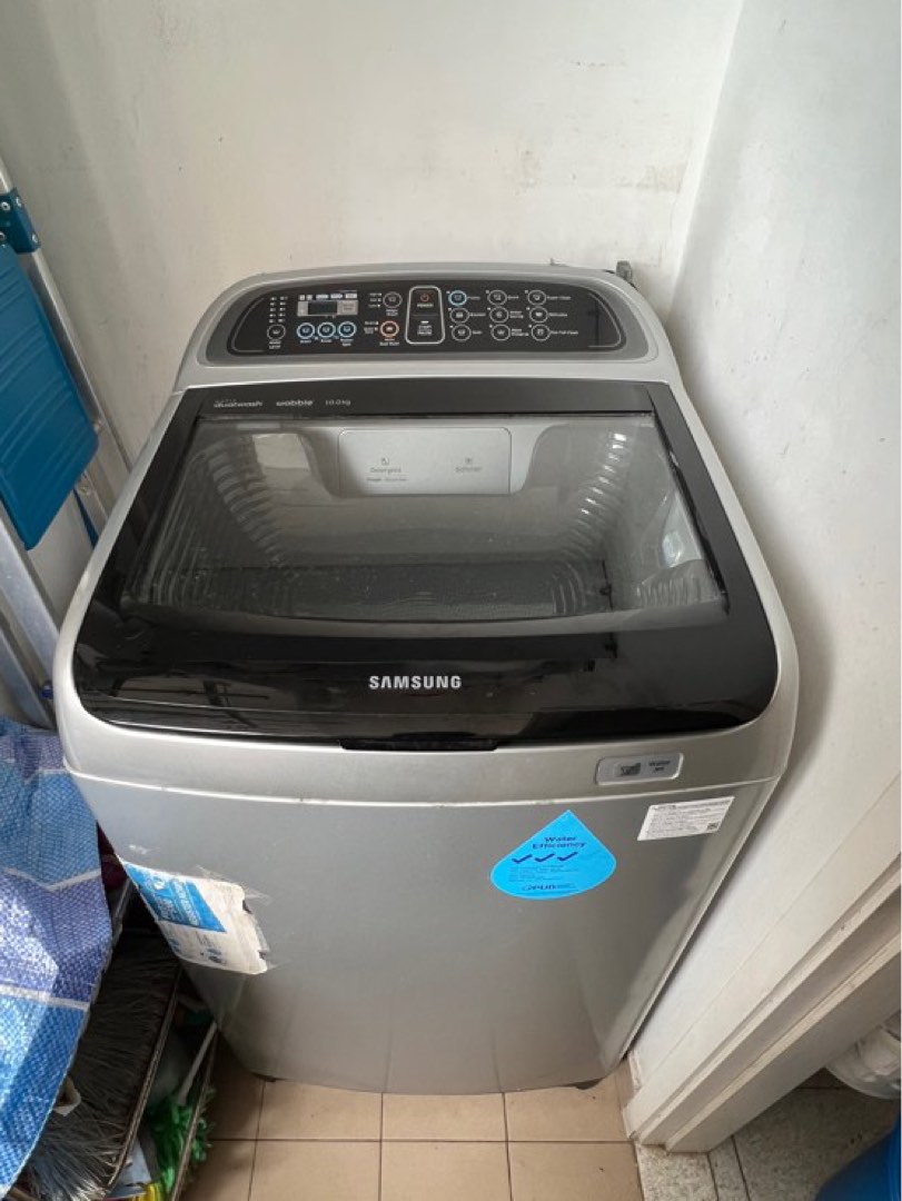 Samsung 10KG WA10J5730SS Topload washing machine, TV & Home Appliances