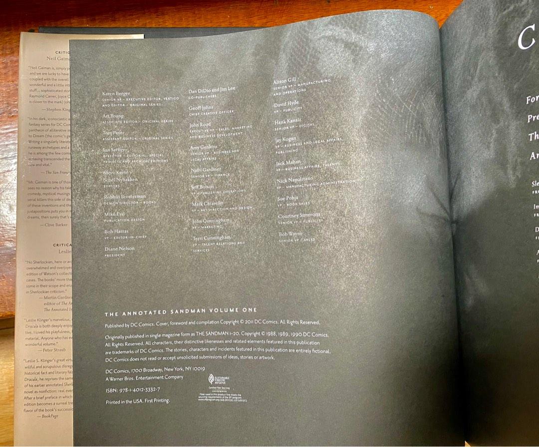Sandman (Category: Storybooks) located in Marikina City. Submitted by denmorada (Listing ID 1182873413, Image 3). Description: The Annotated Sandman by Neil Gaiman.