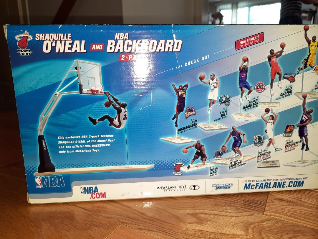 Shaquille O'Neil action figure and NBA Backboard, Hobbies & Toys, Toys