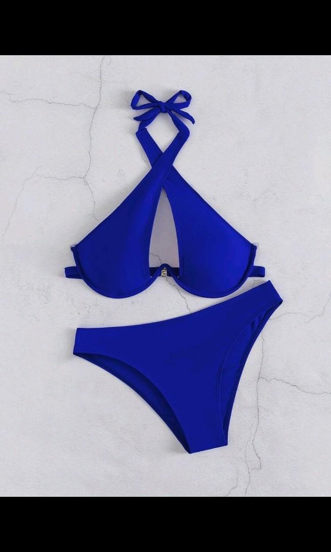 Shein Sexy blue bikini, Women's Fashion, Swimwear, Bikinis & Swimsuits