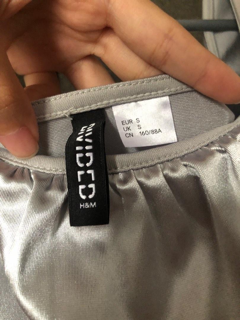 Silver Sheen Dress Women S Fashion Dresses Sets Dresses On Carousell