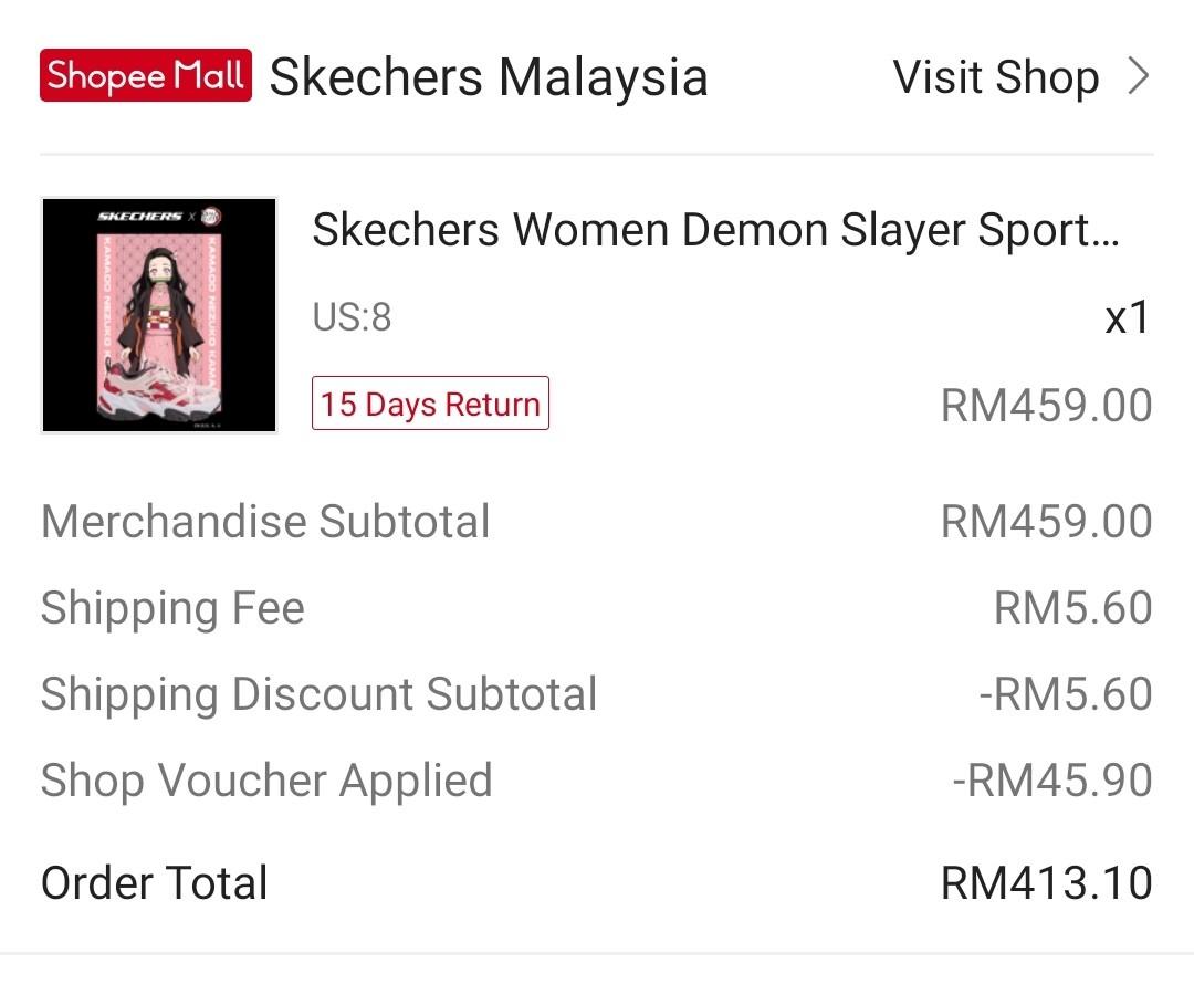 Skechers Nezuko Demon Slayer Shoe Women s Fashion Footwear
