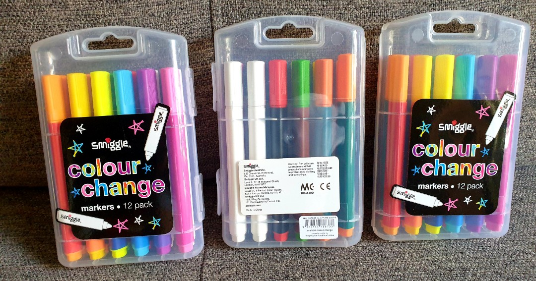 Take all P1k only Smiggle Color Change Markers, Hobbies & Toys