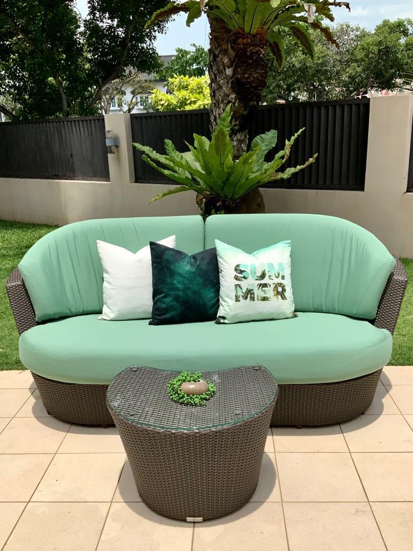 SOLD OHMM Rausch® outdoor lounge sofa, Furniture & Home Living, Outdoor