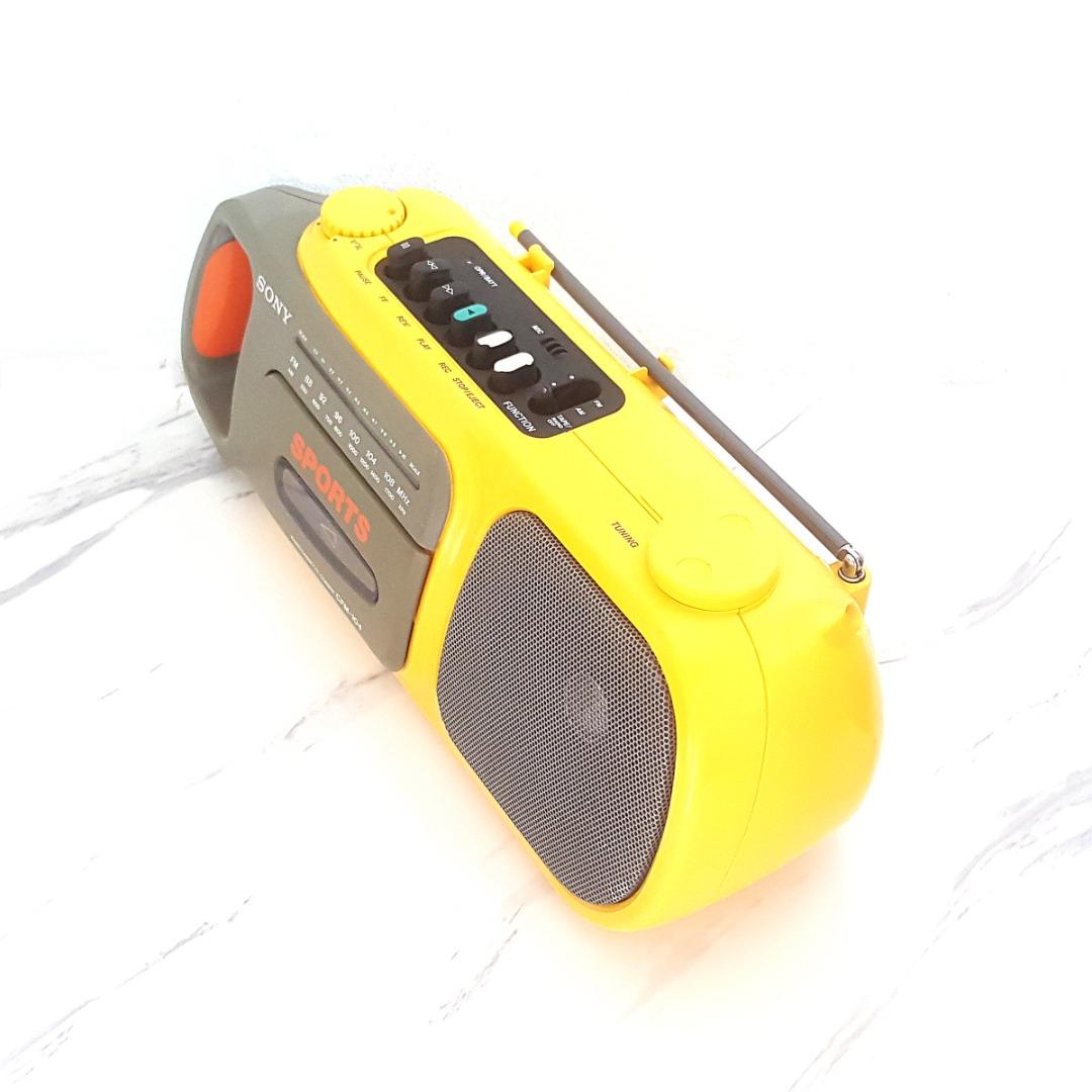 Sony CFM104 Sports Radio/ Cassette Boombox Player In Excellent Working