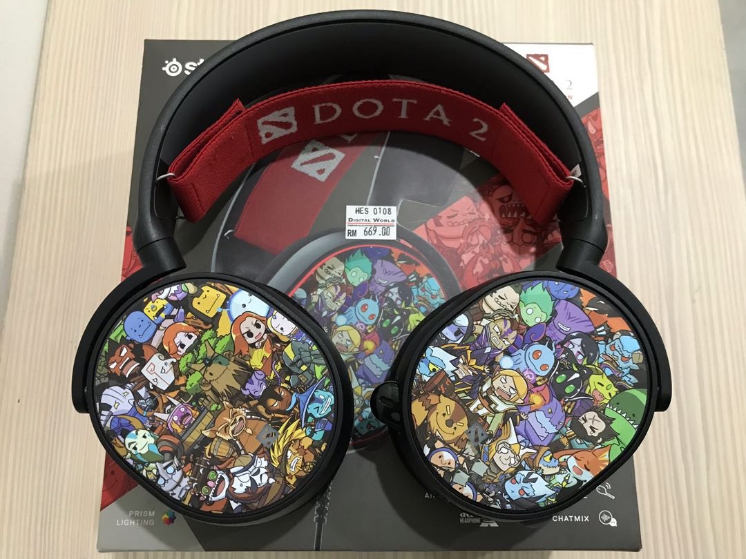 Steelseries arctis 5 dota 2 top