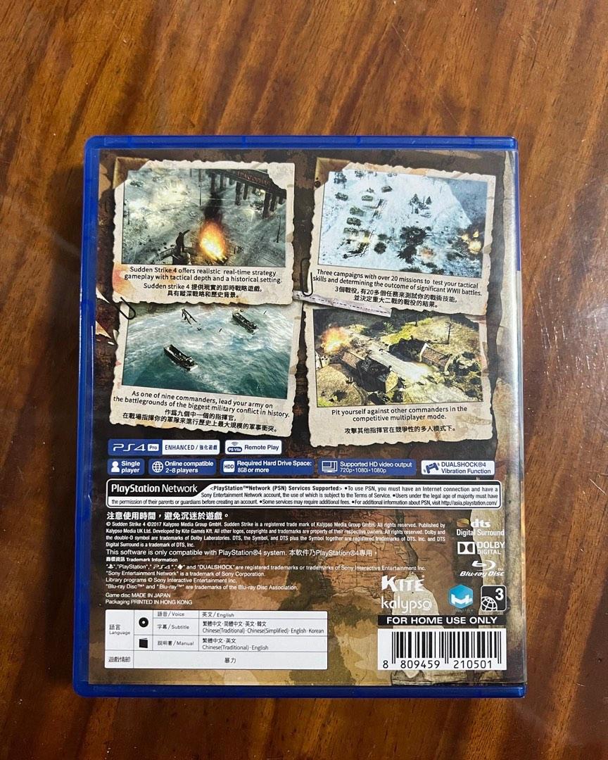 Sudden Strike (Limited Day One Edition) (Category: PlayStation) located in Quezon City. Submitted by millieboooo (Listing ID 1182804394, Image 2). Description: Working No Issue.