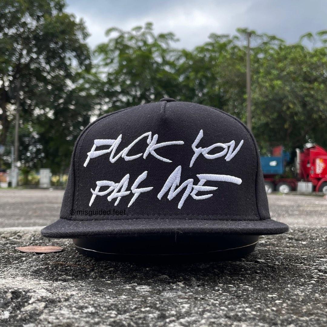 Supreme FW11 Futura Logo Fuck You Pay Me (Black), Men's Fashion 