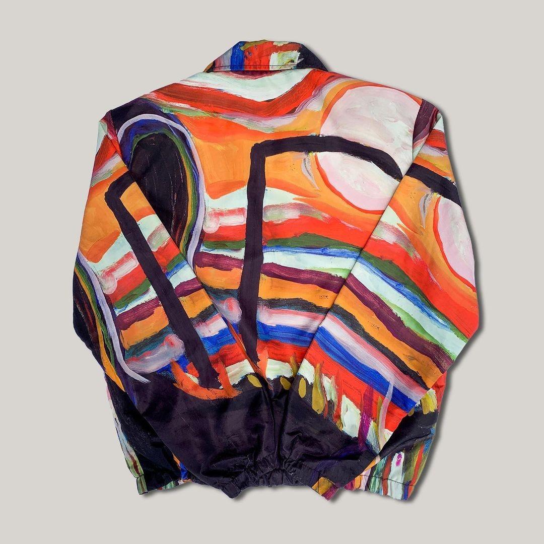 Supreme SS19 Reaper Work Jacket Painting Cargo Unisex SUP