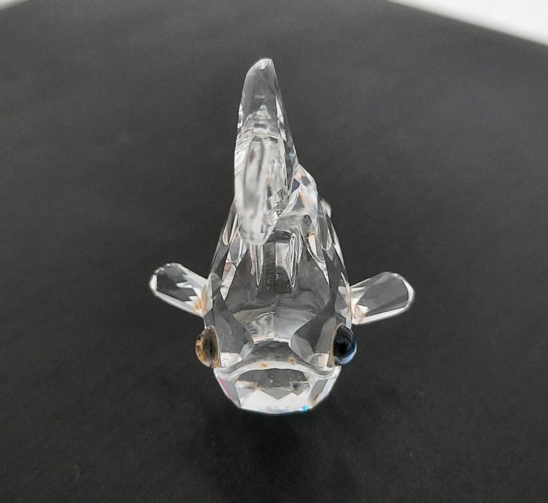 Swarovski crystal fish and shell with pearl for sale