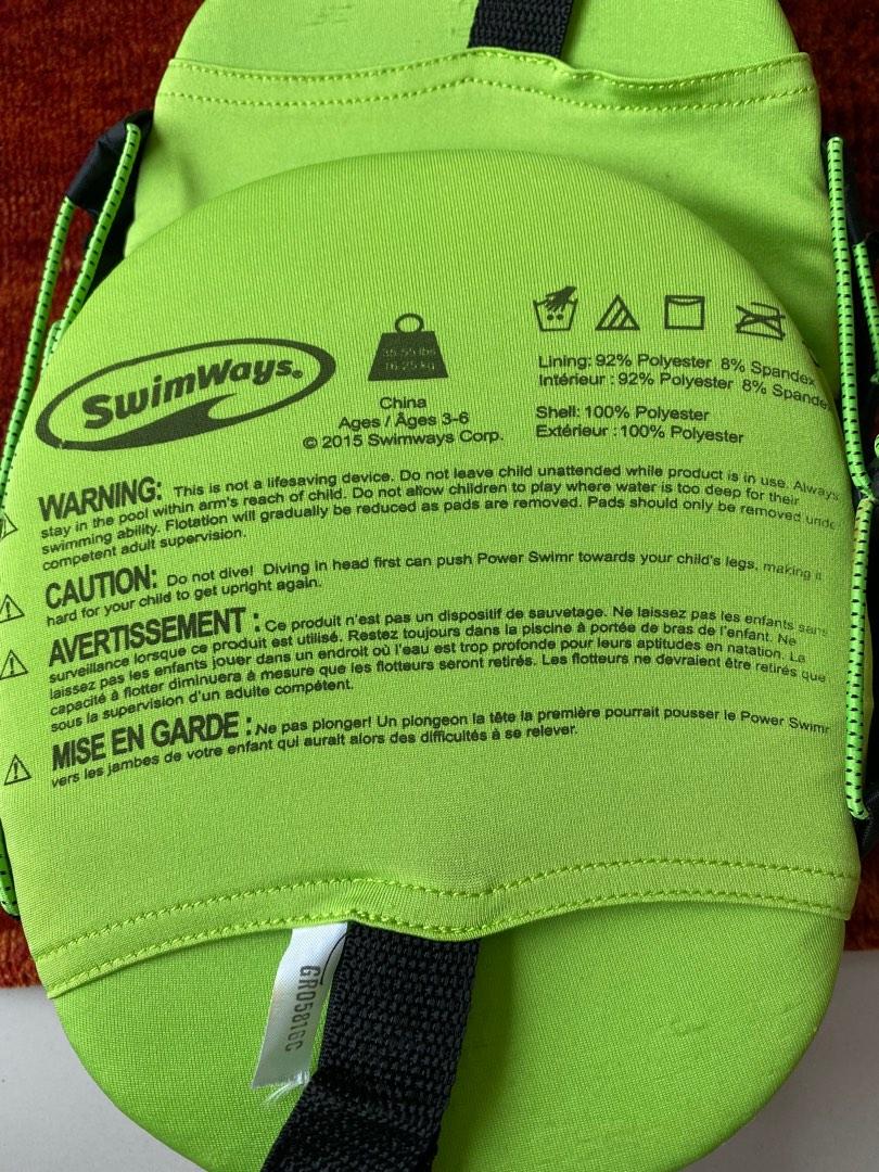 Swimways floatation (Category: Infant Playtime) located in Singapore. Submitted by isharin (Listing ID 1182752128, Image 2). Description: Swimways personal floatation, useful for toddler 3-6yrs learning to swim. Keeps child above water safely. .