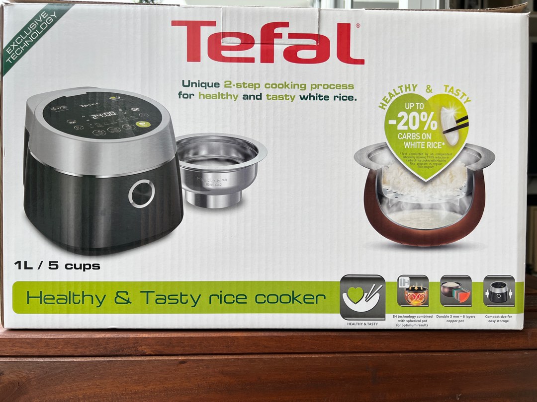 Tefal lower GI rice cooker (1L), TV & Home Appliances, Kitchen ...
