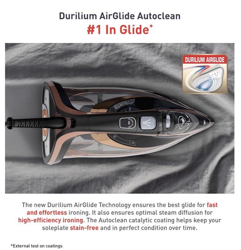 Tefal Steam Iron Tefal Ultimate Pure Steam Iron FV9845M1, TV & Home