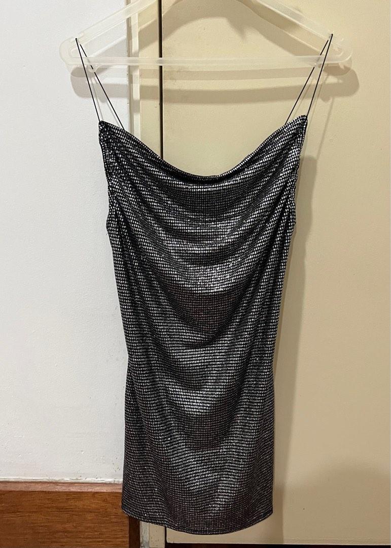 Topshop cowl shop neck dress