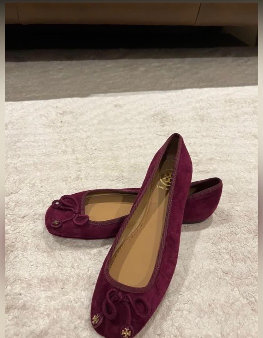 Tory burch velvet discount flats