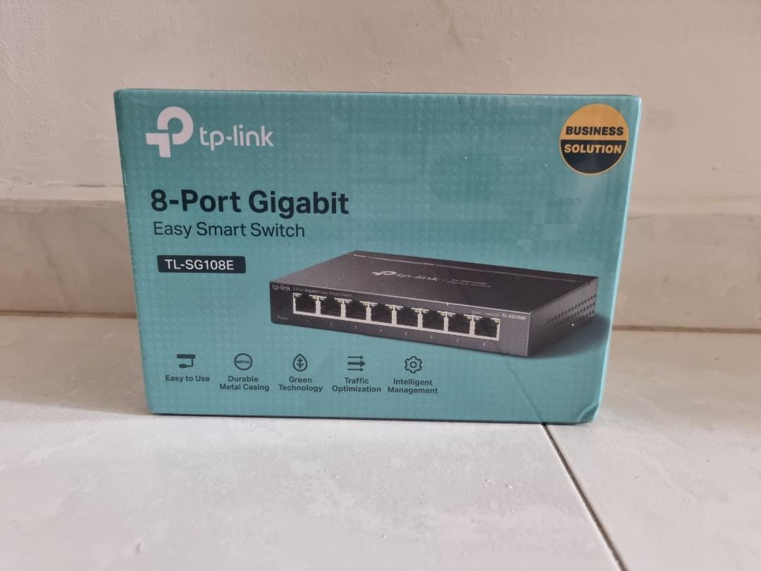 TP-LINK TL-SG108E 8-Port Gigabit Unmanaged Pro With VLAN Features ...