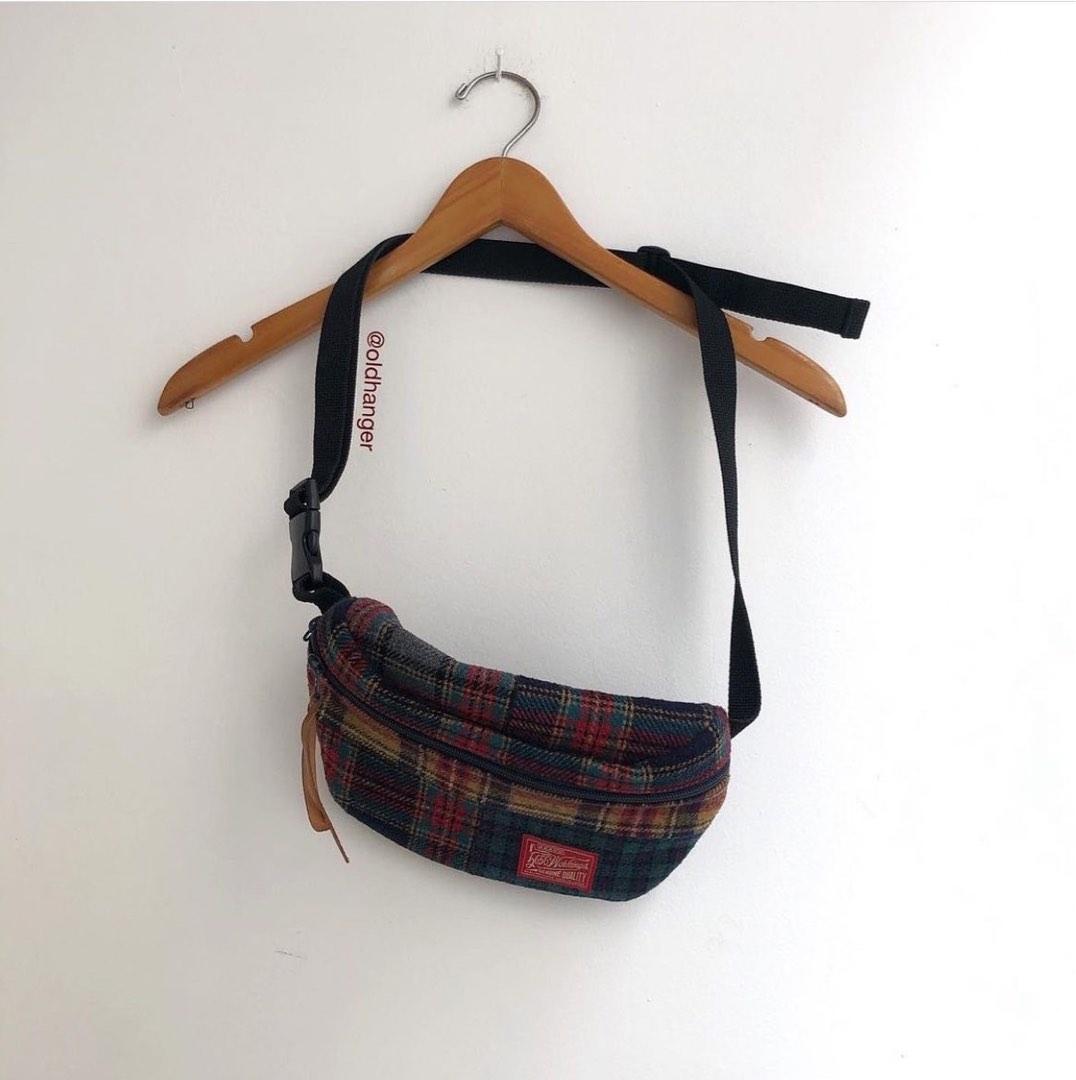 Unisex 5656WORKINGS Japan Tartan Waistbag, Fesyen Pria, Tas  Dompet  Tas Selempang di Carousell
