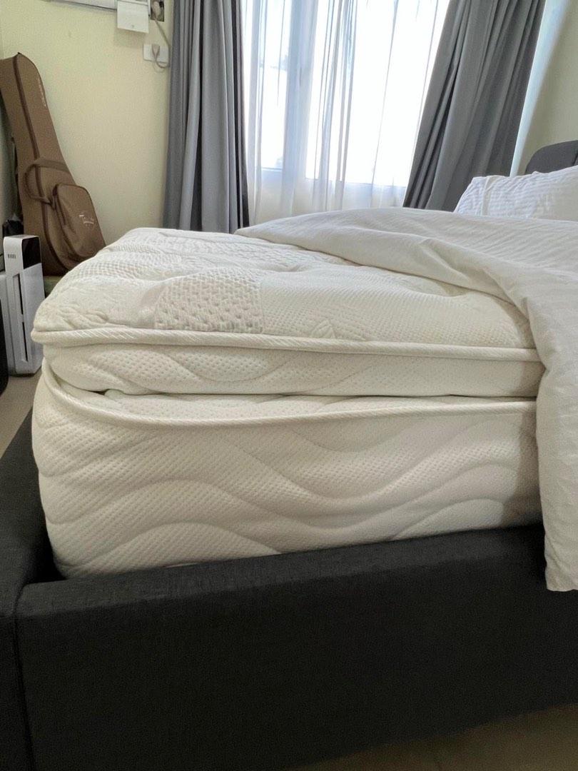 Uratex Premium Touch Viscoluxe King Size with Bed Frame, Furniture