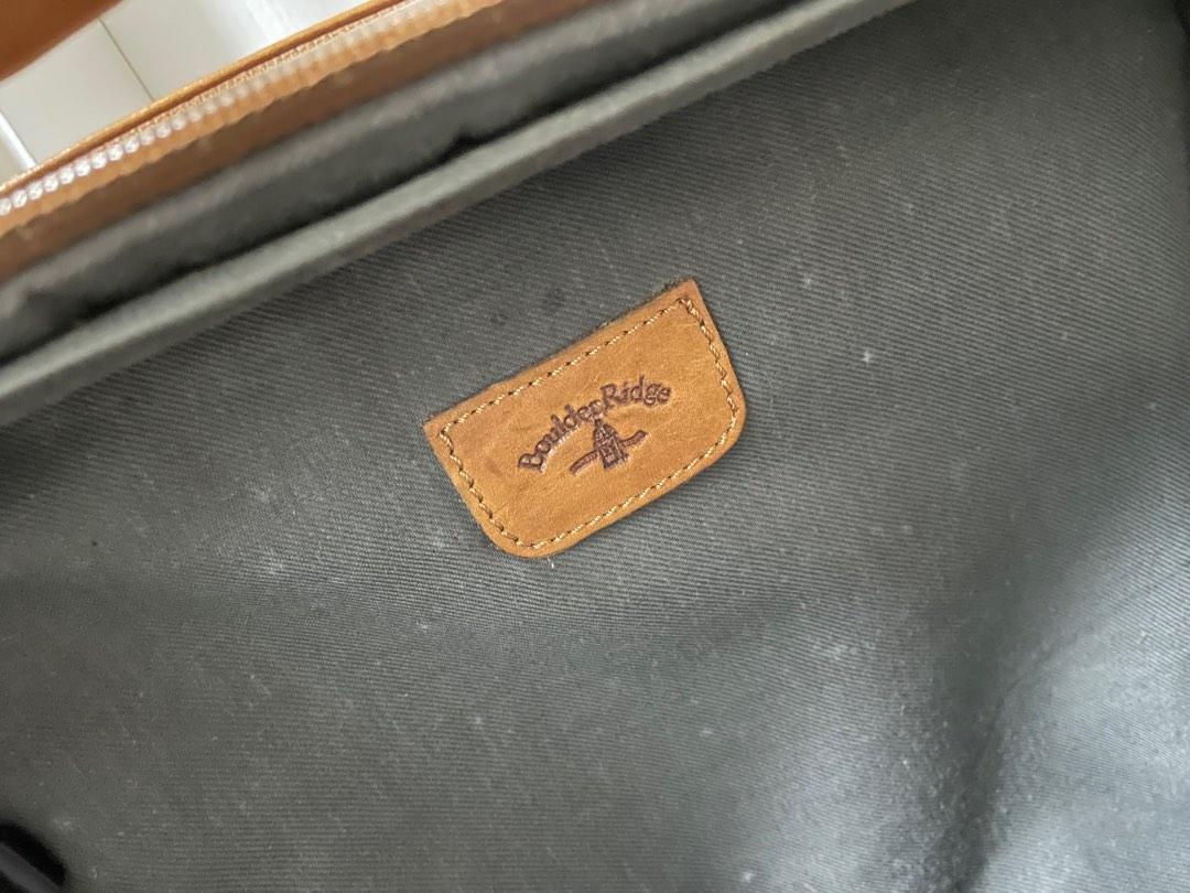Vintage Boulder Ridge leather messenger bag, Men's Fashion, Bags, Sling ...