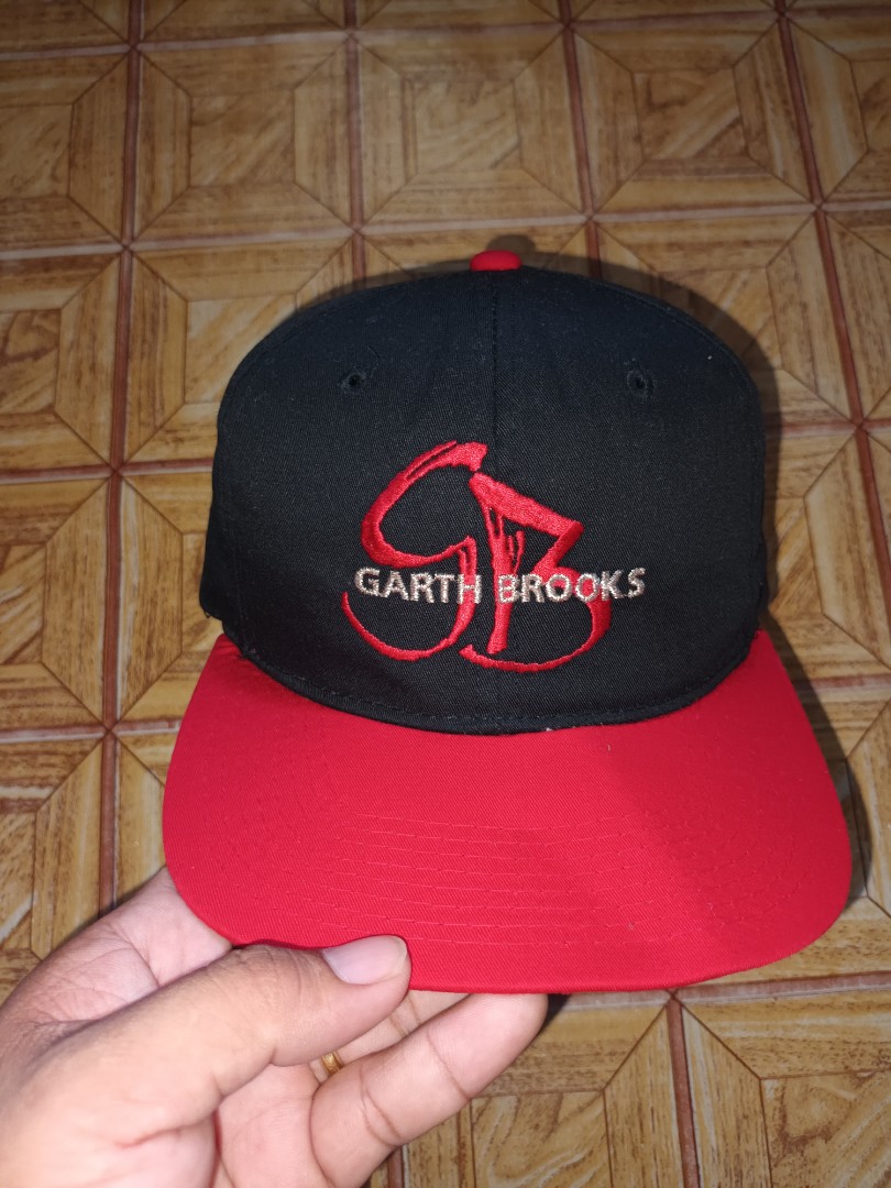 Garth Brooks Snapback Hat Vintage 90s Country Western 6 Six 