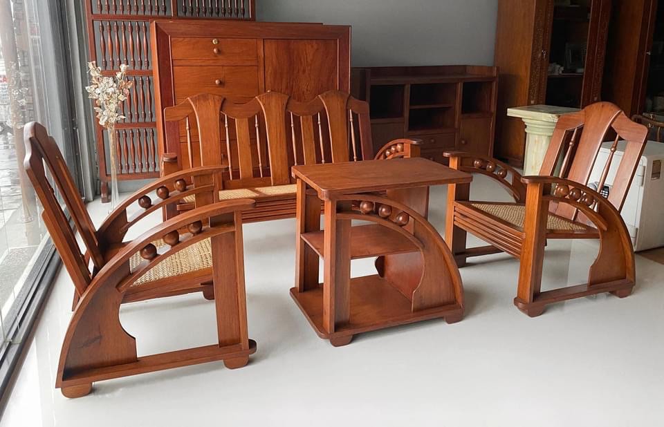 Vintage Solid Narra Ambassador Sala SET Furniture Home