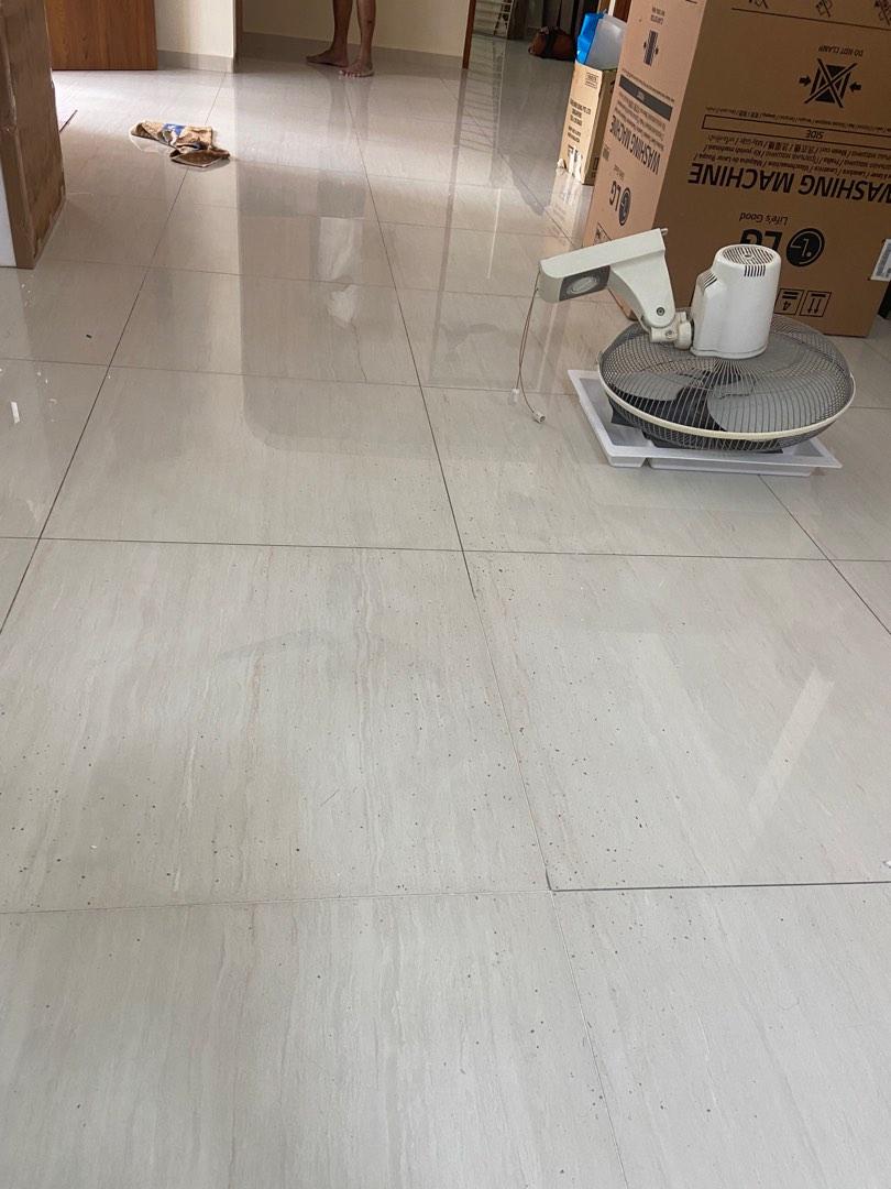 Waterproof epoxy grouting before and after photos, Home Services