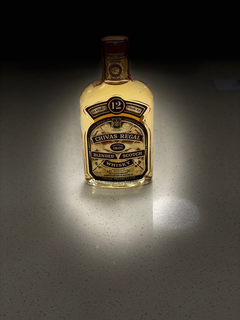 Well Stored* Chivas Regal 12 years - 200ml, Food & Drinks, Alcoholic  Beverages on Carousell