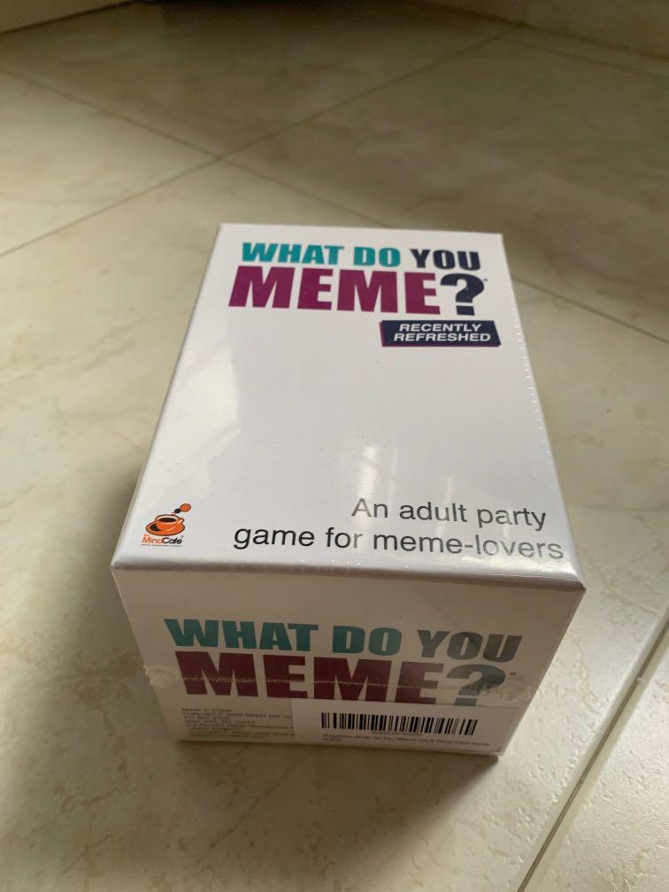 What Do You Meme? Card game, Hobbies & Toys, Toys & Games on Carousell