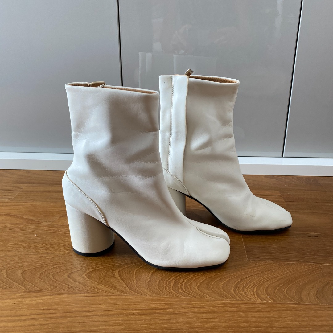 White tabi boots cheap