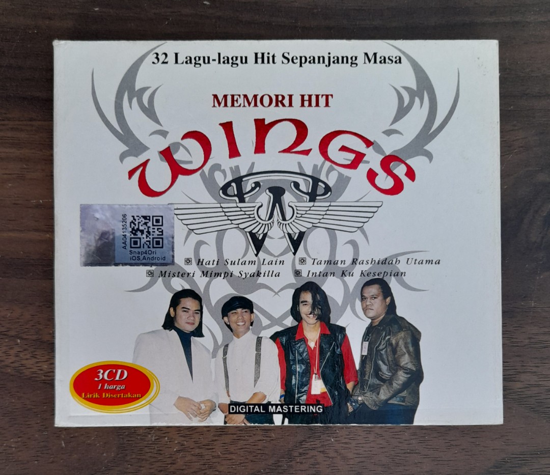 Wings Memori Hit Hobbies And Toys Music And Media Cds And Dvds On Carousell