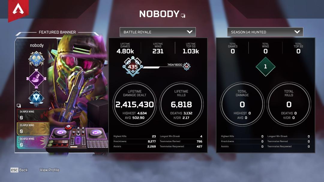 Wraith and octane heirloom apex account for sale, Video Gaming, Video