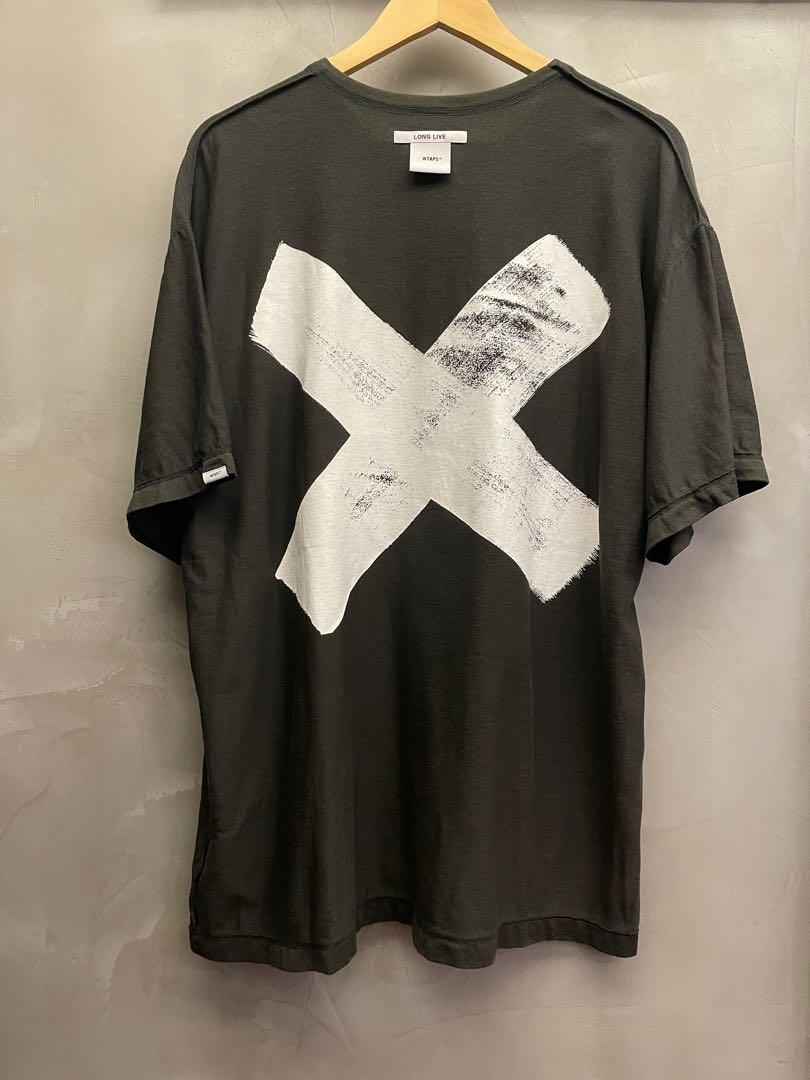 Wtaps cross tee 22ss ss cotton, 男裝, 上身及套裝, T-shirt、恤衫