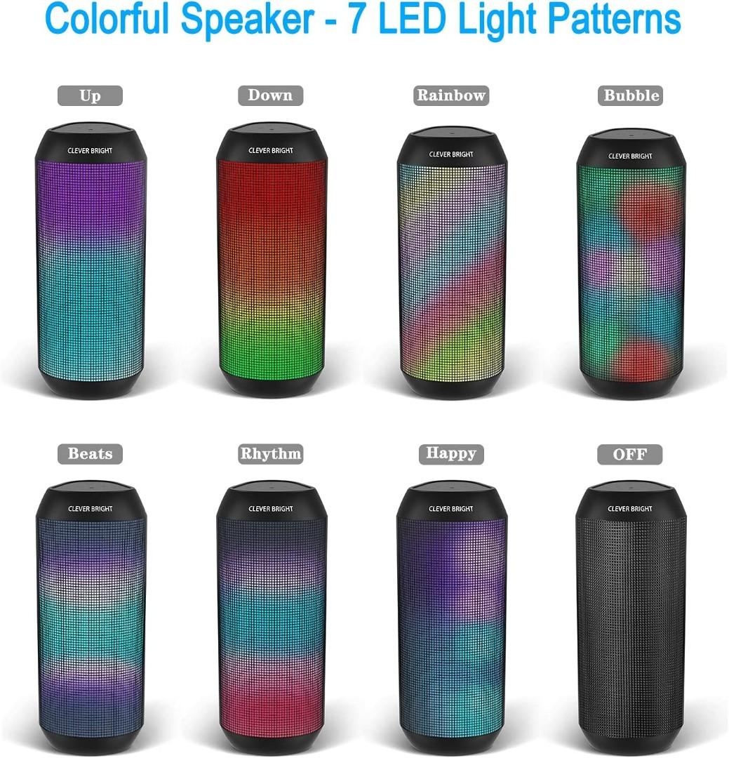WTS Clever Bright LED Wireless Bluetooth Speaker Audio Soundbars