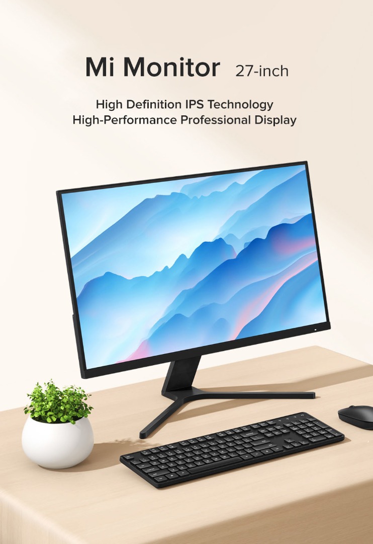 Xiaomi Bezeless Desktop Monitor 27 inch, Computers & Tech, Parts ...