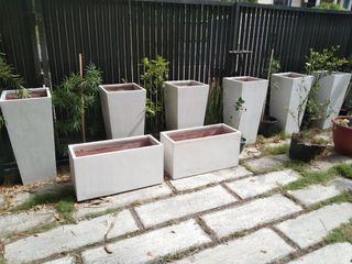 Zendaya GFRC Concrete Pots Planters Plant box