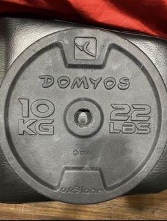 10KG DOMYOS CAST IRON PLATES