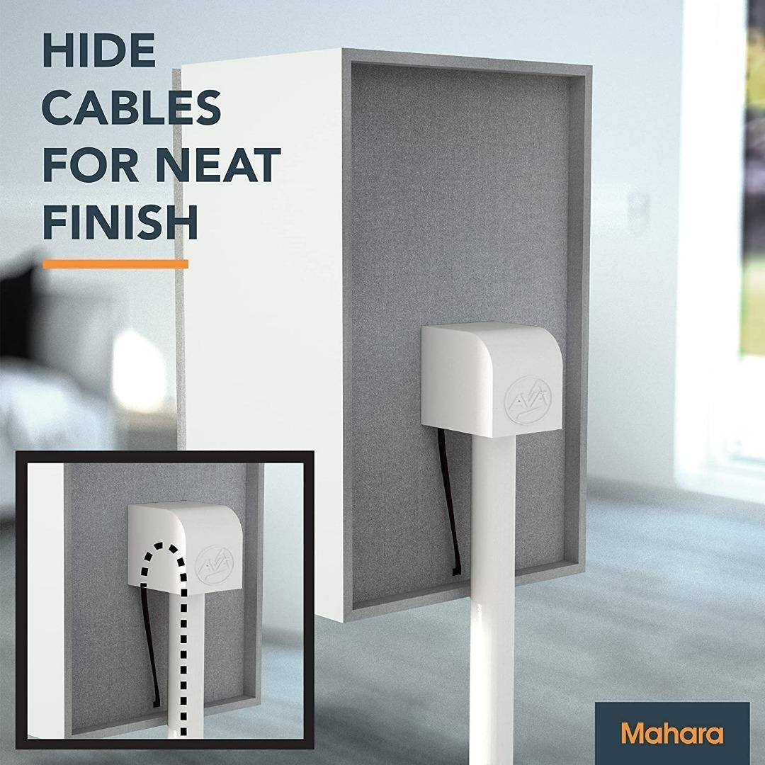 [1175] Universal Freestanding Speaker Floor Stands, Pair, for Surround