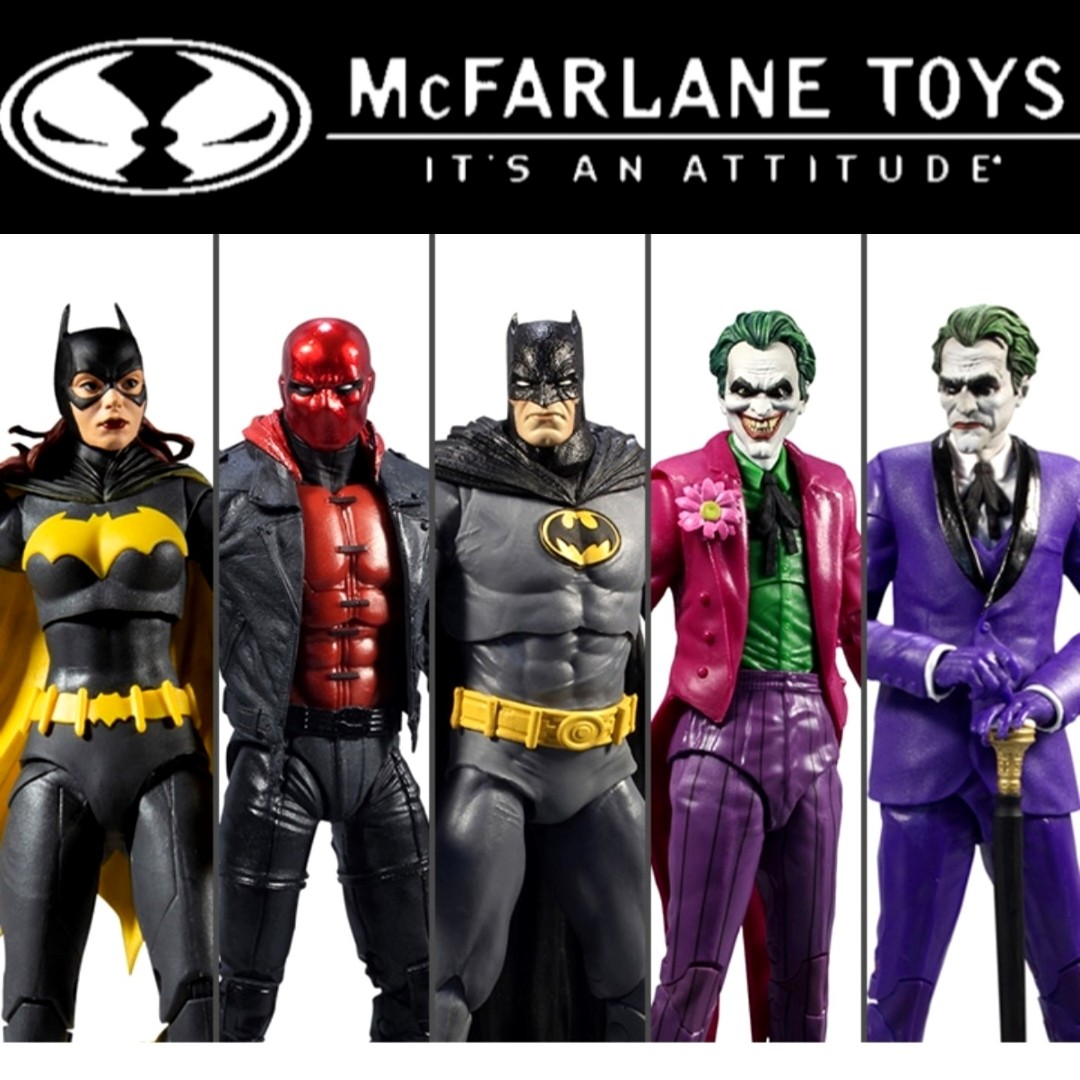 MISB DC Multiverse Batman Three 3 Jokers Red Hood, Batman, Batgirl, The  Clown Joker, Criminal Joker McFarlane Toys, Hobbies & Toys, Toys & Games on  Carousell