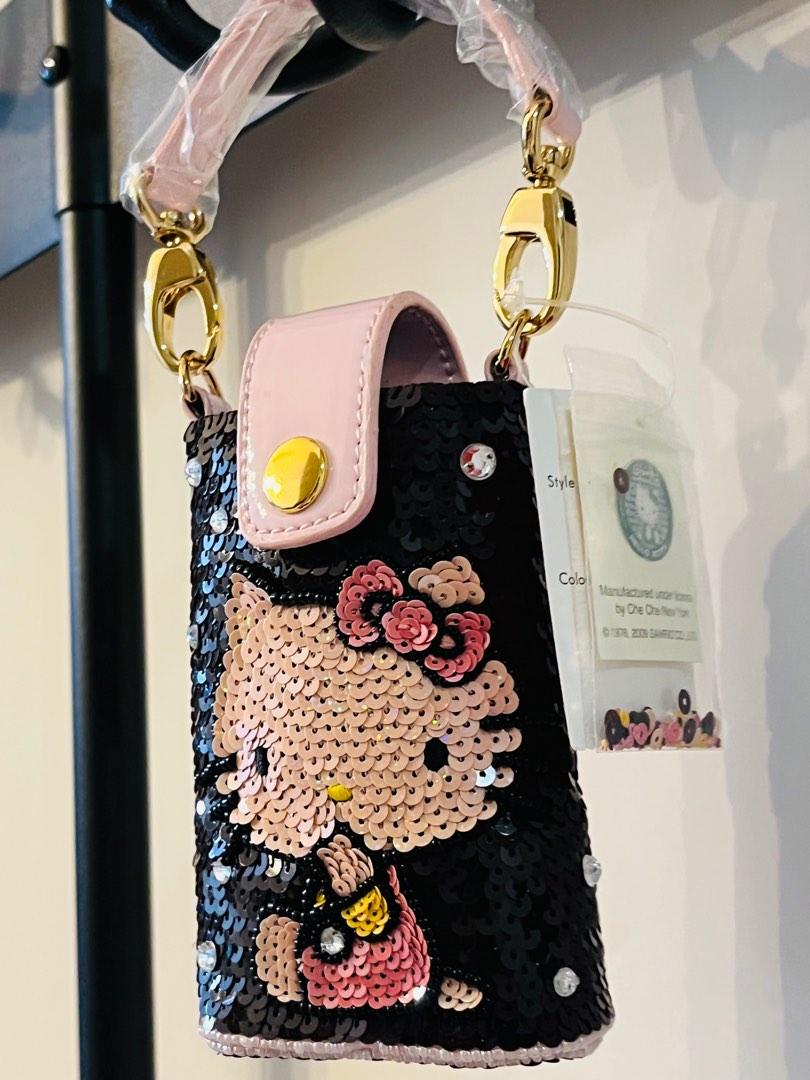 2243) 2009年產品全新Che Che New York x Hello Kitty粉紅色深啡