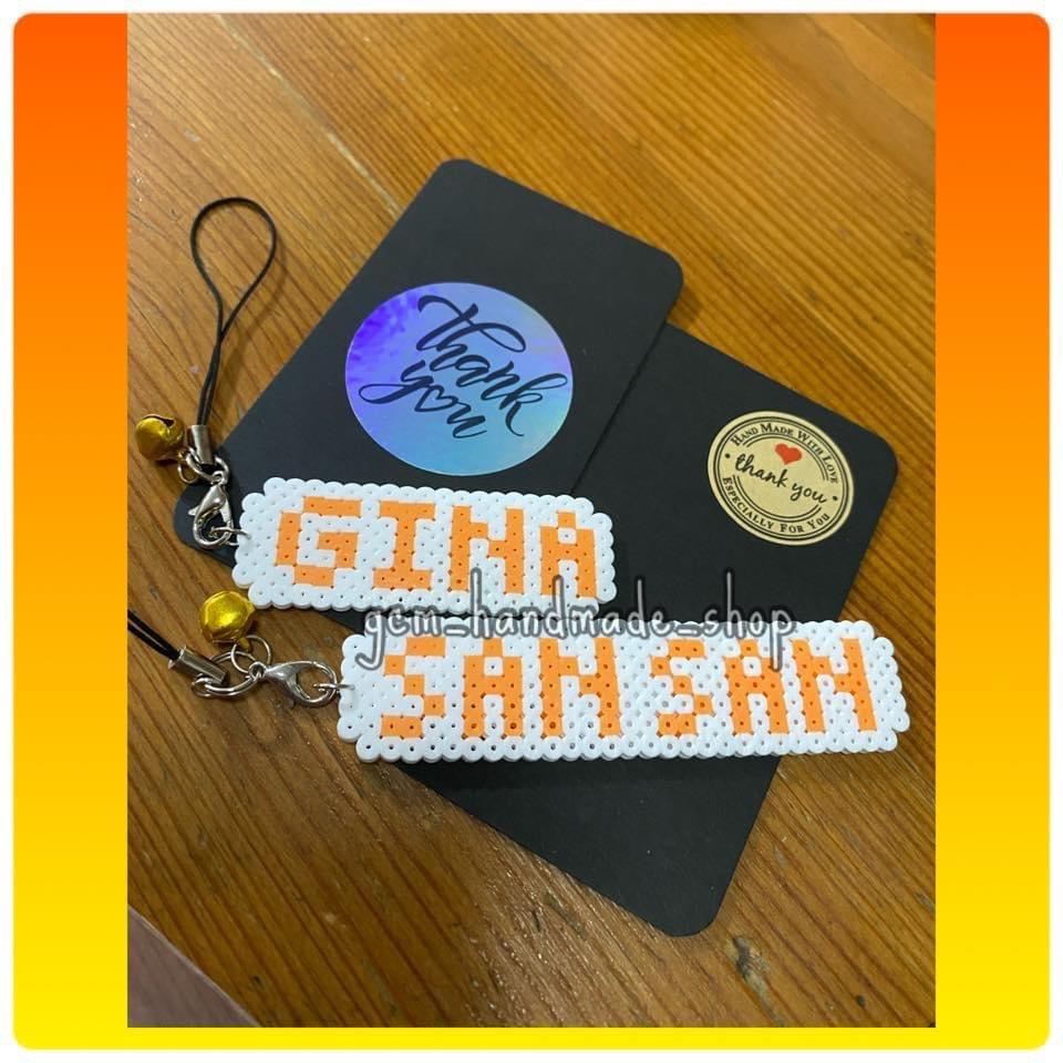 純色 漸變彩虹色人名電話繩 鎖匙扣 興趣及遊戲 手作 自家設計 文具及工藝 手作 Carousell