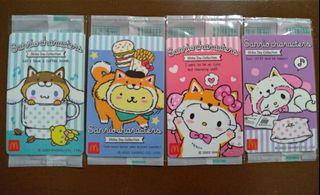 全新麥當勞三麗鷗甜心卡一套 大耳狗 布丁狗 美樂蒂 hello kitty