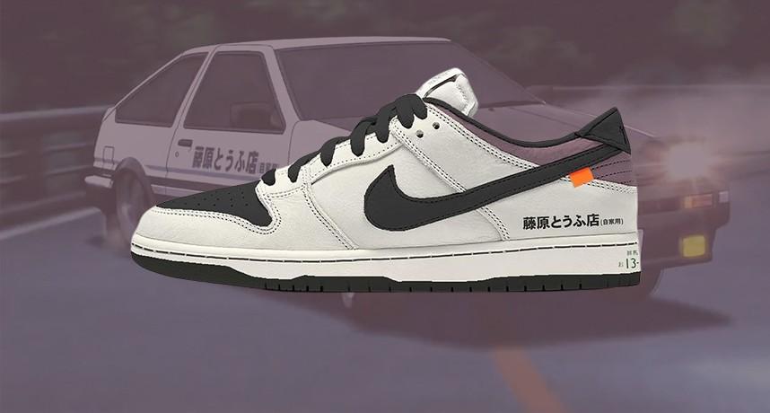 🆕 Nike dunk low 頭文字D 藤原豆腐店Toyota Sprinter Trueno AE86