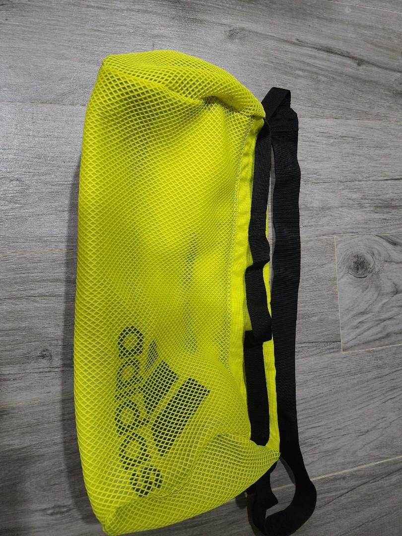 Adidas Sports Mesh Duffel Bag Yellow, Sports Equipment, Other Sports