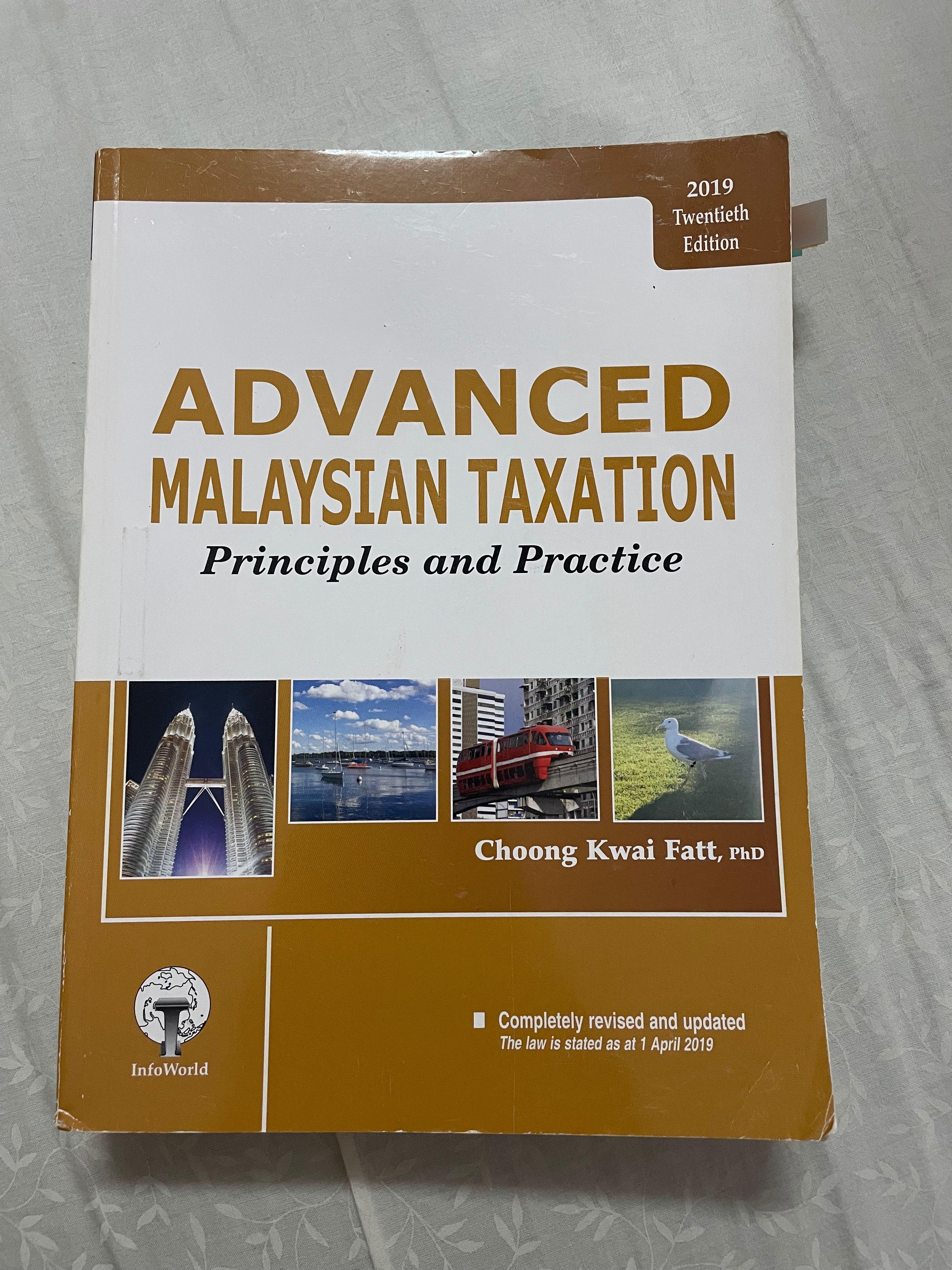 ADVANCED MALAYSIAN TAXATION 2019 Twentieth Edition, Hobbies & Toys