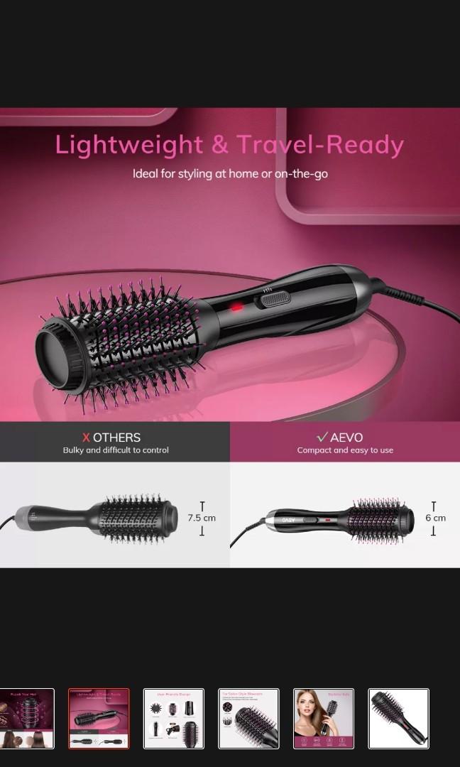 AEVO Hot Air Brush, Combination Hair Dryer Brush & Volumizer, 4in1