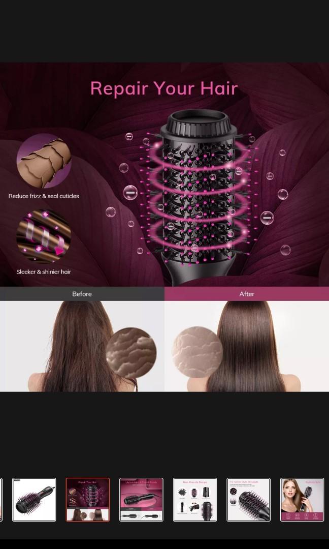 AEVO Hot Air Brush, Combination Hair Dryer Brush & Volumizer, 4in1