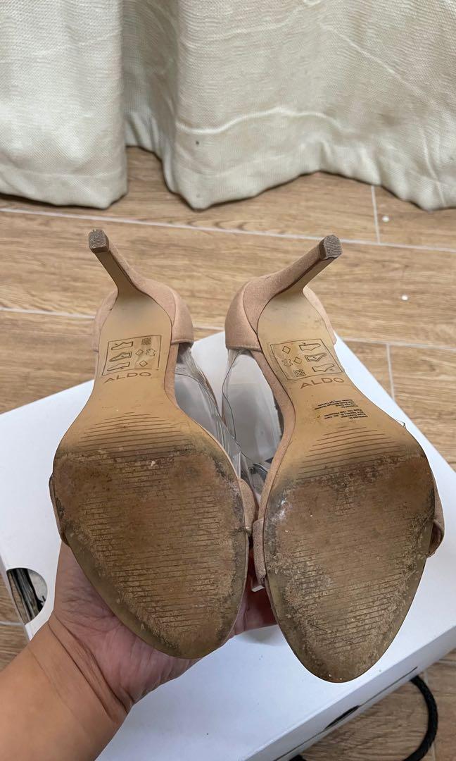 aldo white high heels