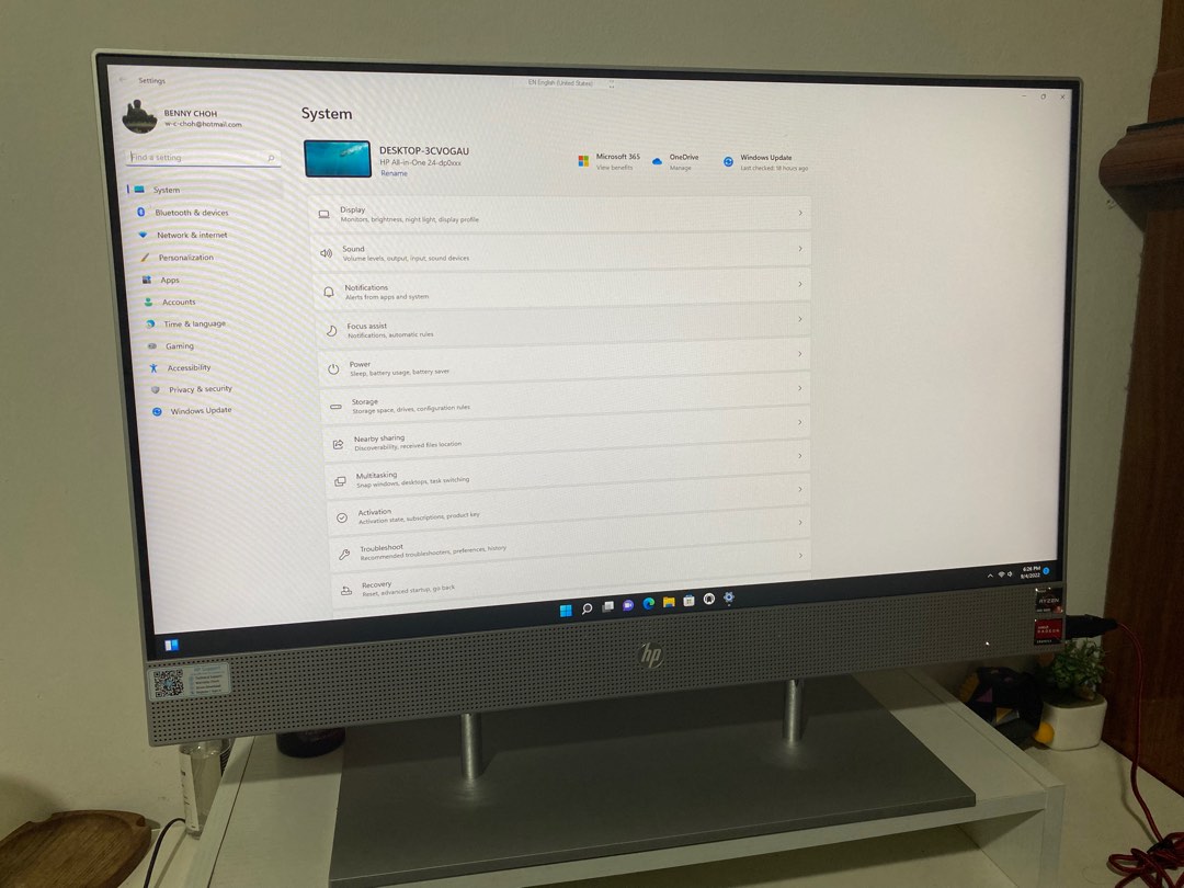 Allinone hp dp0xxx, Computers & Tech, Desktops on Carousell
