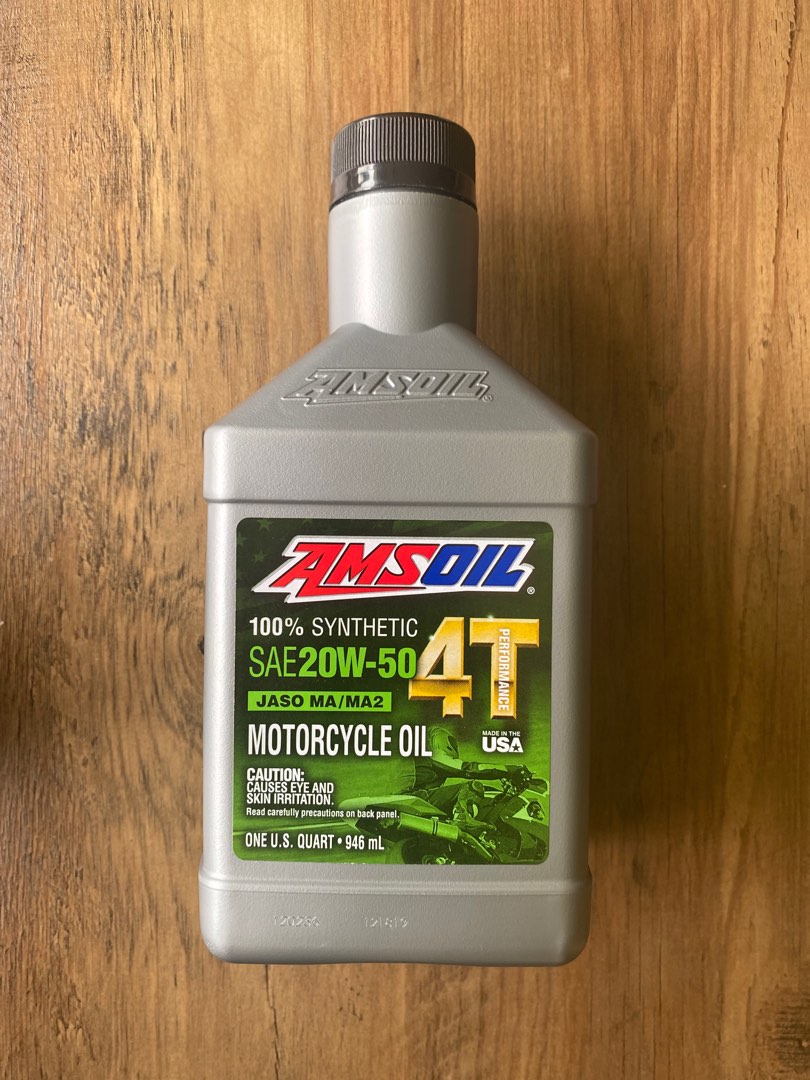 Amsoil Engine oil 20W50, Motorcycles, Motorcycle Accessories on Carousell